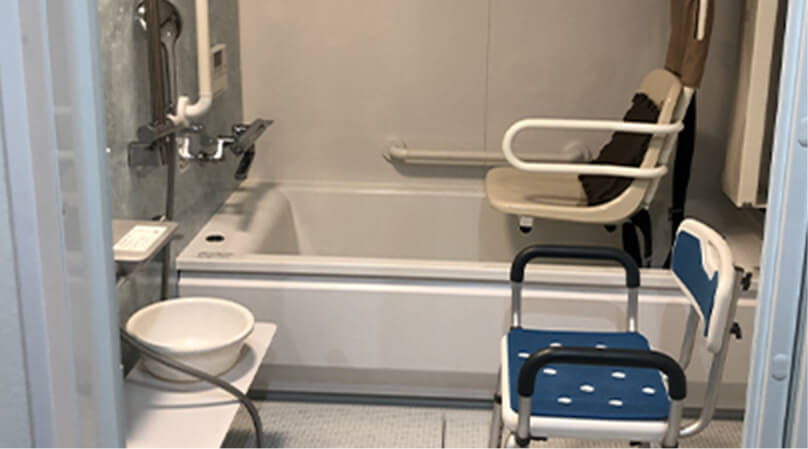 広くて、大きいお風呂で快適・安心！